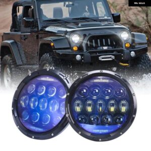 汎用 カーライト 130W 7インチ H4 LED ヘッドライト DRLハイロービーム付き 4X4 オフロード オートバイ ピックアップ ヘッドランプ