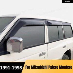 サイドウィンドウデフレクター 三菱 パジェロ モンテロ V31 V32 V33 V46 1991-98 ウィンドウ バイザー