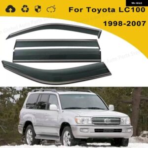 トヨタ ランドクルーザー 100 LC100 FJ100 1998-07 ウィンドウ バイザー ガード