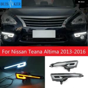 LED DRL デイタイム ランニングライト フォグランプ 12V 車用 ランニングライト 日産 ティアナ アルティマ 2013-2016