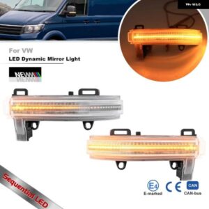 シーケンシャルLEDサイドミラー ウィンカー 2017+ VW CRAFTER TYP SY/SZ 2019+ GRAND CALIFORNIA MAN TGE ダイナミックウィンカー ライト