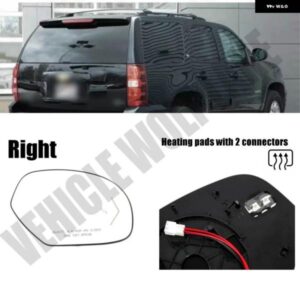 キャデラック エスカレード 2009-14 右側 ブラインド スポットヒーター付きバックミラー ガラス 矢印ウィンカー付き