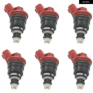 6個 16600-RR544 燃料 インジェクター 日産 240SX 180SX シルビア S13 S14 S15 スカイライン R33 ステージラ テラノ 300ZX サニー パルサー ルチノ