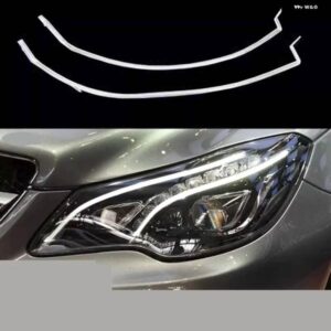 ベンツ E クラス クーペ W207 E200 E250 E300 2014 2015 2016 DRL 車用 ヘッドライト ライトガイド ストリップランプ デイタイム ランニングライト チューブ