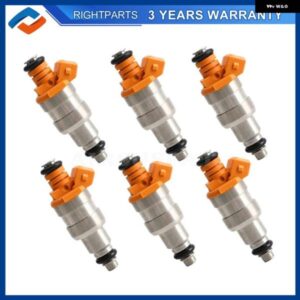 33007127 6PCS 燃料 インジェクター ラングラー チェロキー YJ 1987 1998 4.0L 53003956 FJ26 FJ124 53030343 53030343AB