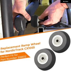 NORDICTRACK CX1055 ランプホイール 2個 モデルナンバー NEL90950 部品ナンバー 206612