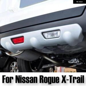 日産 ローグ エクストレイル 2008-2013 2個 フロント + リア バンパー ボトム ガード プロテクター キーホール付き カー スタイリング アクセサリー