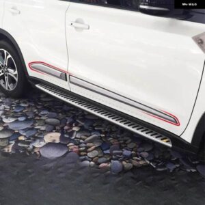 カー スタイリング スズキ ビターラ ABS サイドドア ボディモールディング カバー トリム デコレーション 4個 2016 2017 2018