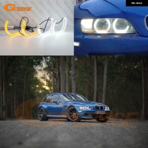 BMW Z3 1999-02 超高輝度 REDAY ライト ウィンカー DTM M4 スタイル LED エンジェルアイキット ハローリング