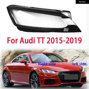 アウディ TT 2015-19 車用 ヘッドランプ カバー ク リアランプ シェード フロント ヘッドライト レンズ シェルカバー
