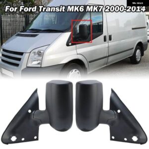 ドアバックミラー アセンブリ フォード トランジット MK6 MK7 2000-2014 ショートアームモデル テクスチャブラックサイドミラー カーアクセサリー