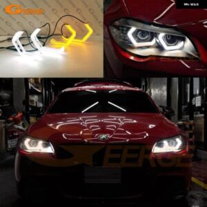 BMW 5シリーズ G30 G31 F90 G38 F10 F11 F18 M5 超高輝度コンセプト M4 アイコニック スタイル LED エンジェルアイ ハローリング カーアクセサリー