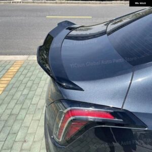 2020-2023 キャデラック CT4 CT5 リアウィング 改良V バージョン リアカバー スポイラー ブラックウィング カーボンリアウィング パンチングなし