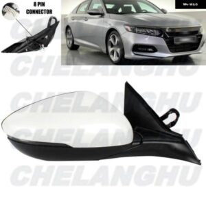 ホンダ アコード 2018-23 US バージョン 右側 8ピン ホワイト塗装 ブラインド スポットミラー アセンブリ
