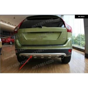 フロント+リア バンパー ディフューザー バンパー リップ プロテクター ガード スキッドプレートABSクローム仕上げVOLVO XC60 2008-13