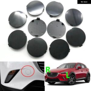10ペア 未塗装フロント バンパー トレーラーアイホールキャップ牽引フックカバー マツダ CX3 CX-3 DK 2014-2023 D10J-50-A12A
