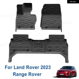 トランク マット TPE 車用フロアマット ランドローバー 2023 レンジローバー 全ウェザー型 リア トランク パッド カーゴライナー シートバック 汚れ防止