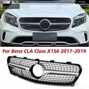 2017-2019 X156 GLA クラス メルセデス ベンツ GLA180 GLA200 GLA250 GLA45 シルバーブラック アッパー バンパー フード メッシュフロント グリル グリル