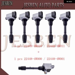 5個 22448-4W010 1個 22448-4W000 イグニッション コイル インフィニティ QX4 日産 パスファインダー 3.5L 3.3L 2000 2001 VQ35DE