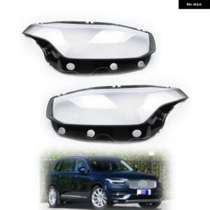 ボルボ XC90 2015-22 ヘッドライト シェルカバー ヘッドランプ レンズペア