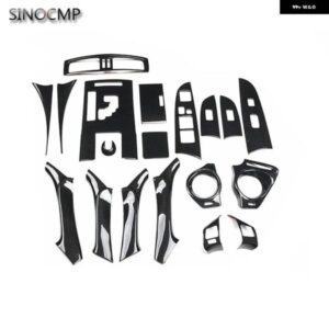 19個 内装ドア アームレスト パネル トリム 左手用 カーボン レクサス IS F 250 350 2006-2013 車内 ステッカー 装飾