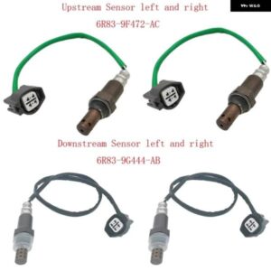 4個 6R83-9G444-AB 6R83-9F472-AC フロント リア ラムダ プローブ O2 オキシセンサー ジャガー XJR XJ8 VANDEN PLAS 4.2L V8 2005-2007 XF