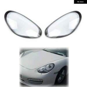 ポルシェ ケイマン ボクスター 987 2009-2012 ヘッドライト シェルランプシェード クリアカバー レンズ 2010 2011 新