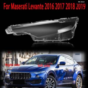 マセラティ レヴァンテ 2016-19 車用 ヘッドランプ カバー ク リアランプ シェード フロント ヘッドライト レンズ シェルカバー