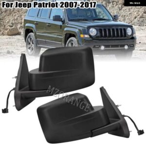 5ピンサイドバックミラー アセンブリ ジープ パトリオット 2007-2015 2016 2017 カーウィングサイドバックミラー ブラック カーアクセサリー