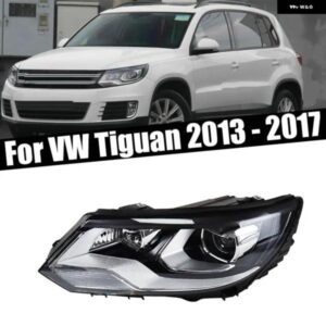 フォルクスワーゲン VW ティグアン 2013-17 車用 フロント バンパー ハロゲン ヘッドライト シグナルランプ ヘッドランプ カバー シェル カーパーツ