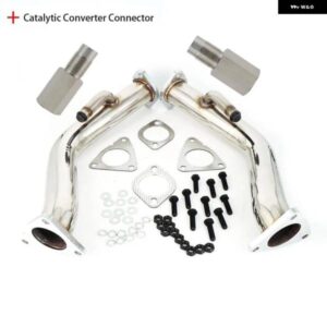 テスト パイプ デキャット キャタレス ストレートダウン パイプ エキゾースト 日産 350Z 370Z INFINITI G37 G25 2.5 FX35 FX37 Q50 Q60 VQ35HR VQ37HR