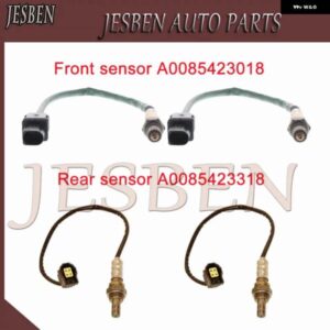 4個 A0085423318 A0085423018 フロントリア ラムダ プローブ O2 オキシセンサー メルセデス ベンツ S350 CGI W221 ブルーEFFICIENCY S500 S63