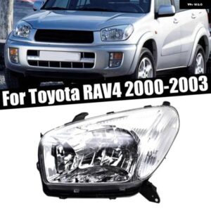 トヨタ RAV4 2000-03 フロント ヘッドライト デイタイム ランニングライト シグナルランプ ヘッドランプ ハウジング バルブ 無 カーパーツ