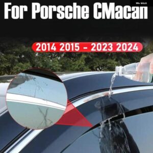 カーアクセサリー ポルシェ CMACAN 2014 2015 - 2024 ウィンドウ バイザー ベントシェード レインサンガード デフレクター オーニング シェルター カバー