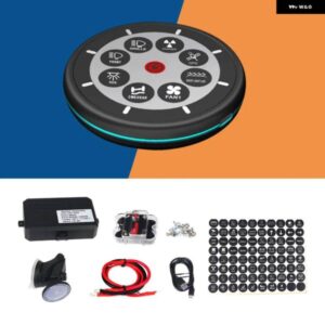 8ギャングスイッチ パネル ワイヤレス 制御 電源統合 コントローラ 60A回路12-24V電源 システム 電子リレー システム