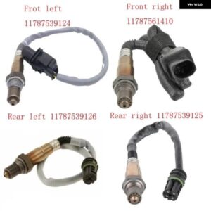 11787539126 11787539125 11787539124 11787561410 4X フロントリア ラムダ プローブO2オキシセンサー BMW 540I 550I 650I 740I 750I