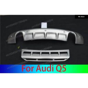 ステンレス 前後 バンパー ガードプレート 傷防止カーアクセサリー アウディ Q5 2009-2017