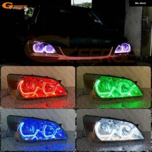 レクサス IS200 IS300 IS 200 300 トヨタ アルテッツァ BLUETOOTH アプリ マルチカラー クリスタル DTM M4 スタイル RGB LED エンジェルアイキット
