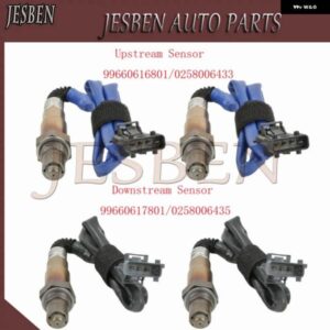 4X 99660616801 99660617801 フロントリア ラムダ プローブO2オキシセンサー ポルシェ 911 カレラ S 4 4S 3.6 3.8 0258006433 0258006435