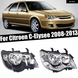 カーアクセサリー シトロエン C-ELYSEE 2008-13 フロント バンパー ヘッドライト デイタイム ランニングライト シグナルランプ