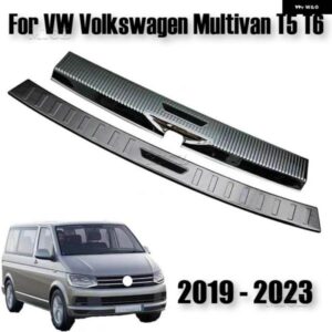 VW フォルクスワーゲン マルチバン T5 T6 2019 - 2022 2023 カーアクセサリー リアドア バンパー プロテクター シルプレート/ トランク トレッドプレート