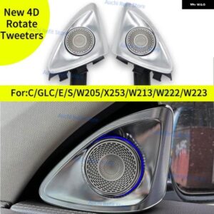 64色 4D回転ツイーター スピーカー メルセデス ベンツ W213 W205 X253 W222 W223 W206 C/E/GLC/S クラス 車用 3Dト レブル ホーン改修