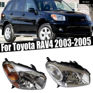トヨタ RAV4 2003 2004 2005 US バージョン 車 フロント バンパー ヘッドライト ドライビングライト シグナルランプ ヘッドライト ハウジング バルブ 無