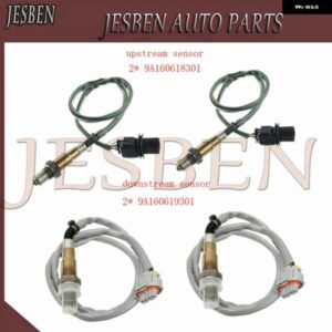 4個 9A160618301 9A160619301 フロント リア ラムダ プローブ オキシ O2 センサー ポルシェ ボクスター ケイマン 981 2.7L 3.4L 2012-2016