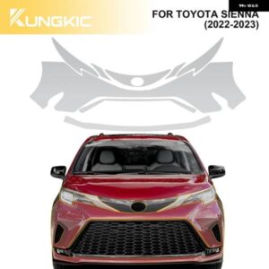 TPU トヨタ シエナ2022 2023車用クリアボディフィルムドアフロント バンパー トランク ステッカー アクセサリー