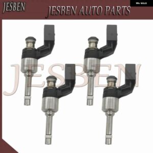 4 個 03C906036E 燃料 インジェクター VW ゴルフ プラス MK5 ジェッタ MK3 トゥーラン 1.4 TSI 1.6 FSI 2003-2010 BLN BMY BLG BLF BKG バッグ BLP