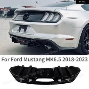 フォード マスタング MK6.5 2018-2023 リアリップ リア バンパー リップ ディフューザー スポイラー カスタム カー スタイリング アクセサリー
