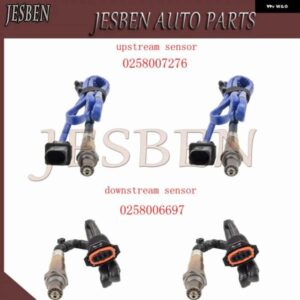 4個 0258007276 0258006697 フロント リア ラムダ プローブ O2 オキシセンサー ポルシェ 911 997 3.6 GT3 ボクスター 987 2.7 2004-2009