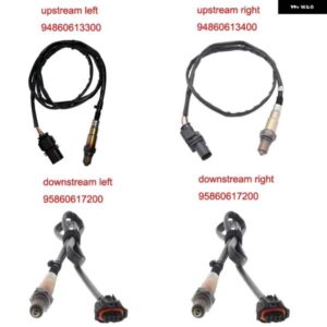 4個 94860613400 94860613300 95860617200 フロント リア ラムダ プローブ O2 オキシセンサー ポルシェ カイエン 4.8 S GTS 2010-2018