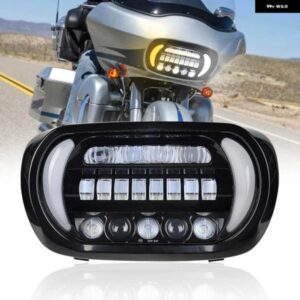 LED ヘッドライト ロードグライド 2004-2013 オートバイ 用 フロントハイロービーム ウィンカーライト ホワイト ランニングライト